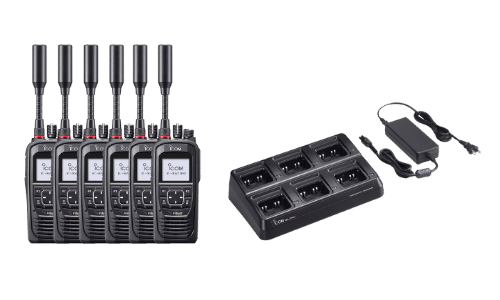 Icom IC-SAT100 And Multi Charger (1)